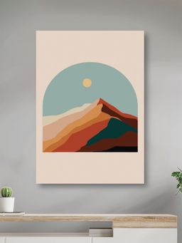 Nestroots - Mountain Landscape Canvas Wall Art Print Wall Painting