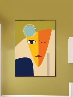 Nestroots - Vibrant Abstract Face Artwork