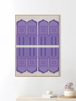 Nestroots - Islamic Multi Tomb Wall Painting Canvas