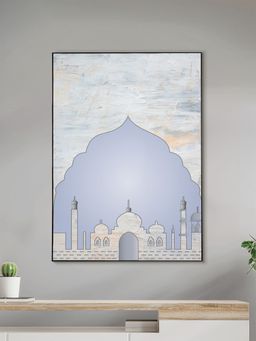 Nestroots - Serene Blue Mosque Wall Art Wall Painting