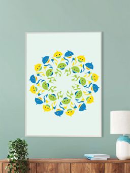 Nestroots - Colorful Fish Design Canvas Art Canvas Wall Painting