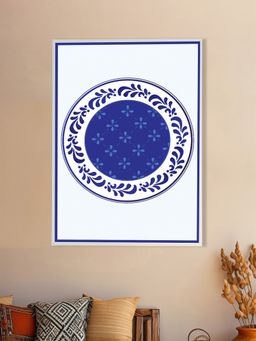 Nestroots - Stunning Blue And White Plate Wall Painting