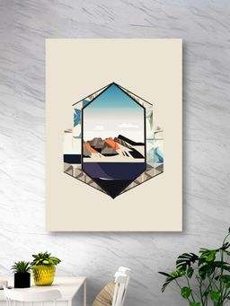 Nestroots - Captivating Mountain Range Canvas Art Printed Wall Painting