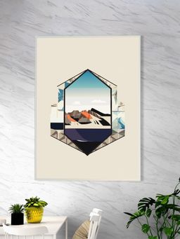 Nestroots - Captivating Mountain Range Canvas Art Printed Wall Painting