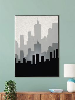 Nestroots - Urban Elegance: Cityscape Canvas Print Wall Painting