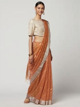 Fabindia - Cotton Silk Chanderi Sari