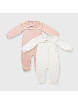 Softsens Baby - Multi-Colour Pointelle Romper (Pack of 2)