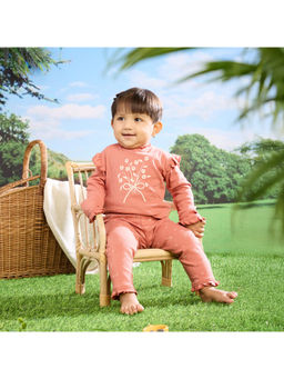 Softsens Baby - Bouquet Ribbed Top With Trousers