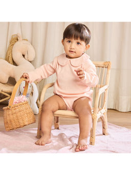 Softsens Baby - Coral Melba Peter Pan Collar Bodysuit