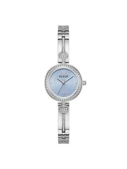 Guess - Round Blue Dial Analog Women Watch (GW0655L4) (M)