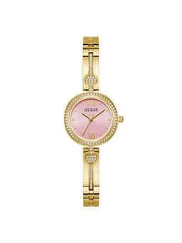 Guess - Round Pink Dial Analog Women Watch (GW0655L5) (M)