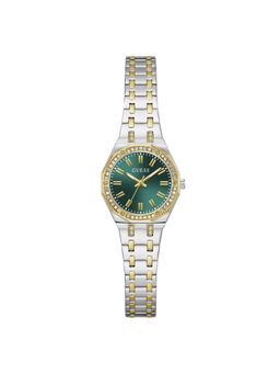 Guess - Round Green Dial Analog Women Watch (GW0931L8) (M)