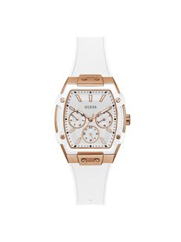 Guess - Rectangle White Dial Analog Women Watch (GW0945L6) (M)