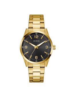 Guess - Round Black Dial Analog Men Watch (GW0965G2) (M)