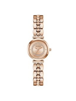 Guess - Round Rose Gold Dial Analog Women Watch (GW0994L4) (M)