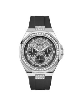 Guess - Round Black Dial Analog Men Watch (GW1002G1) (M)