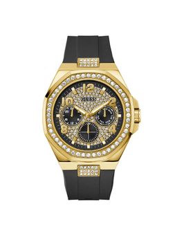 Guess - Round Black Dial Analog Men Watch (GW1002G2) (M)