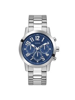 Guess - Round Navy Blue Dial Analog Men Watch (GW1006G1) (M)