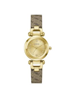 Guess - Round Gold Dial Analog Women Watch (GW1021L2) (M)