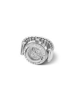 Guess - Round Silver Dial Analog Women Watch (GW1022L1) (M)