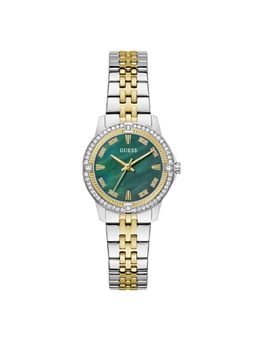 Guess - Round Green Dial Analog Women Watch (GW1027L3) (M)