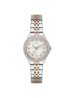 Guess - Round White Dial Analog Women Watch (GW1027L5) (M)
