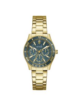 Guess - Round Teal Dial Analog Women Watch (GW1035L2) (M)