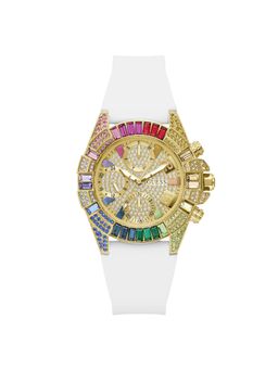 Guess - Round Gold Dial Analog Women Watch (GW1047L2) (M)