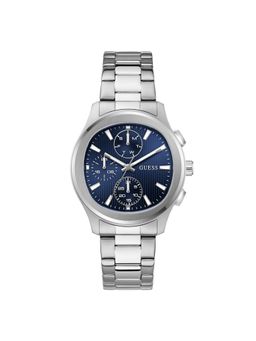 Guess - Square Navy Blue Dial Analog Men Watch (GW1048G7) (M)