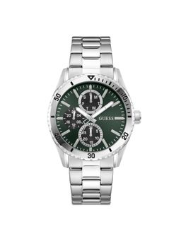 Guess - Round Green Dial Analog Men Watch (GW1061G1) (M)