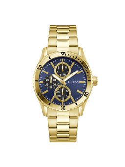 Guess - Round Navy Blue Dial Analog Men Watch (GW1061G2) (M)