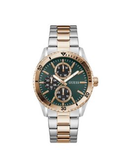 Guess - Round Green Dial Analog Men Watch (GW1061G6) (M)