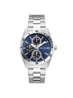 Guess - Round Navy Blue Dial Analog Men Watch (GW1061G7) (M)