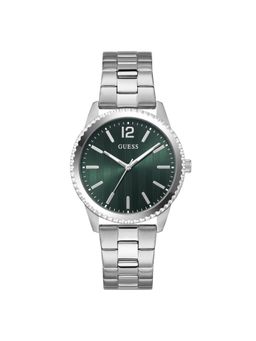 Guess - Round Green Dial Analog Men Watch (GW1062G1) (M)