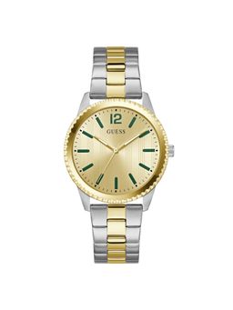 Guess - Round Gold Dial Analog Men Watch (GW1062G4) (M)