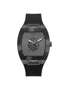 Guess - Rectangle Black Dial Analog Men Watch (GW1066G3) (M)