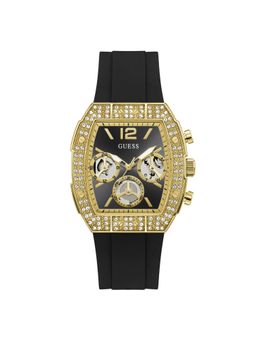 Guess - Rectangle Black Dial Analog Men Watch (GW1069G2) (M)