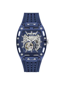 Guess - Rectangle Blue Dial Analog Men Watch (GW1073G1) (M)