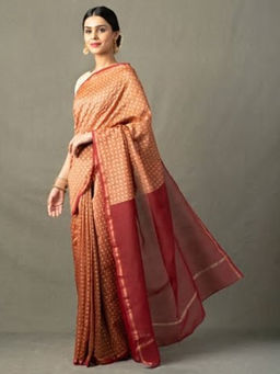 Fabindia - Cotton Silk Hand Block Print Sari