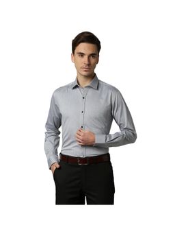 Park Avenue - Dark Grey Solid Formal Shirt
