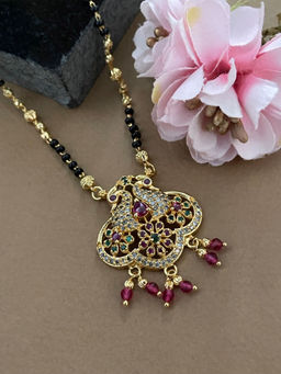 Digital Dress Room - Fancy Mangalsutra Ad Peacock Pendant