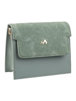 Metro - Detailing Green Sling and Cross Bag