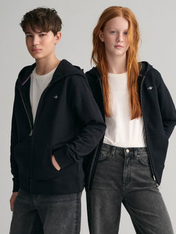 GANT - Kids Solid Black Hoodie