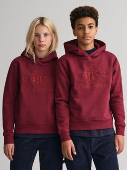 GANT - Kids Embroidered Hooded Sweatshirt