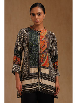 Soch - Multi-Color Crepe Ethnic Motifs Tunic