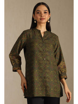 Soch - Green Ethnic Motifs Tunic