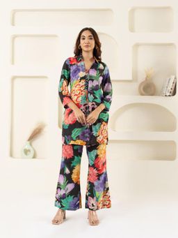 EESHA GUPTA - Black Myra Muslin Co-Ord (Set of 2)