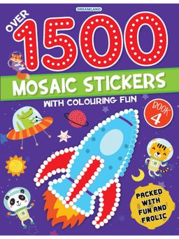Dreamland - 1500 Mosaic Stickers with Colouring Fun - Sticker Book for Kids Age 4 - 8 years