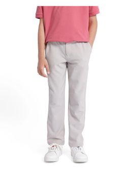 RARE ONES - Kids Trove Off White Cotton Poly Regular Fit Solid Trouser