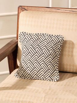 Fabindia - White Cotton Cushion Cover